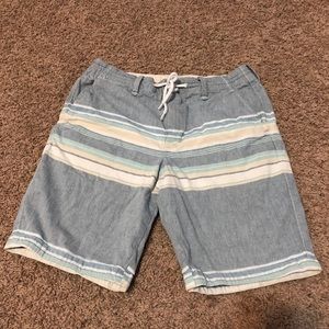 Hollister Classic Fit Striped Shorts